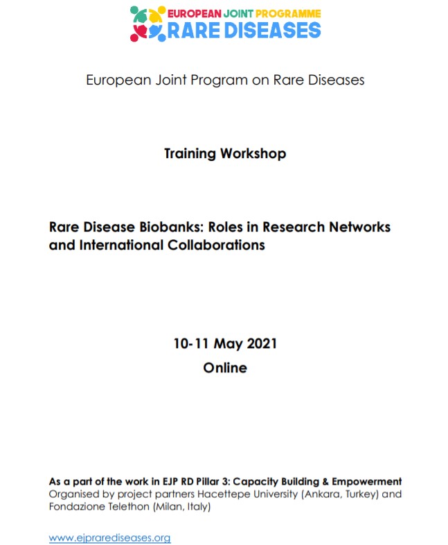 Training Workshop on Rare Disease Biobanks from EJP